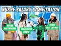 How much do nurses make nurse salary compilation  salary transparent street