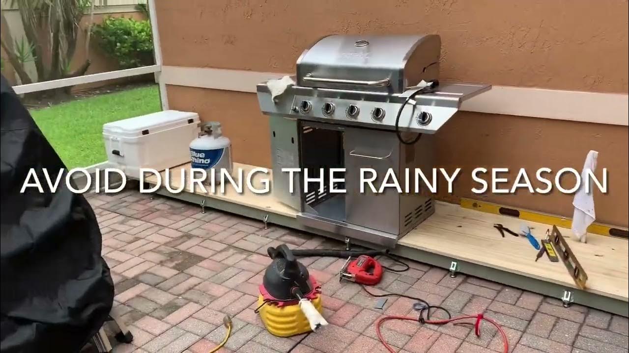 How I built my outdoor kitchen YouTube