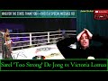 Sarel &#39;Too Strong&#39; De Jong vs Victoria Lomax FULL FIGHT Reaction