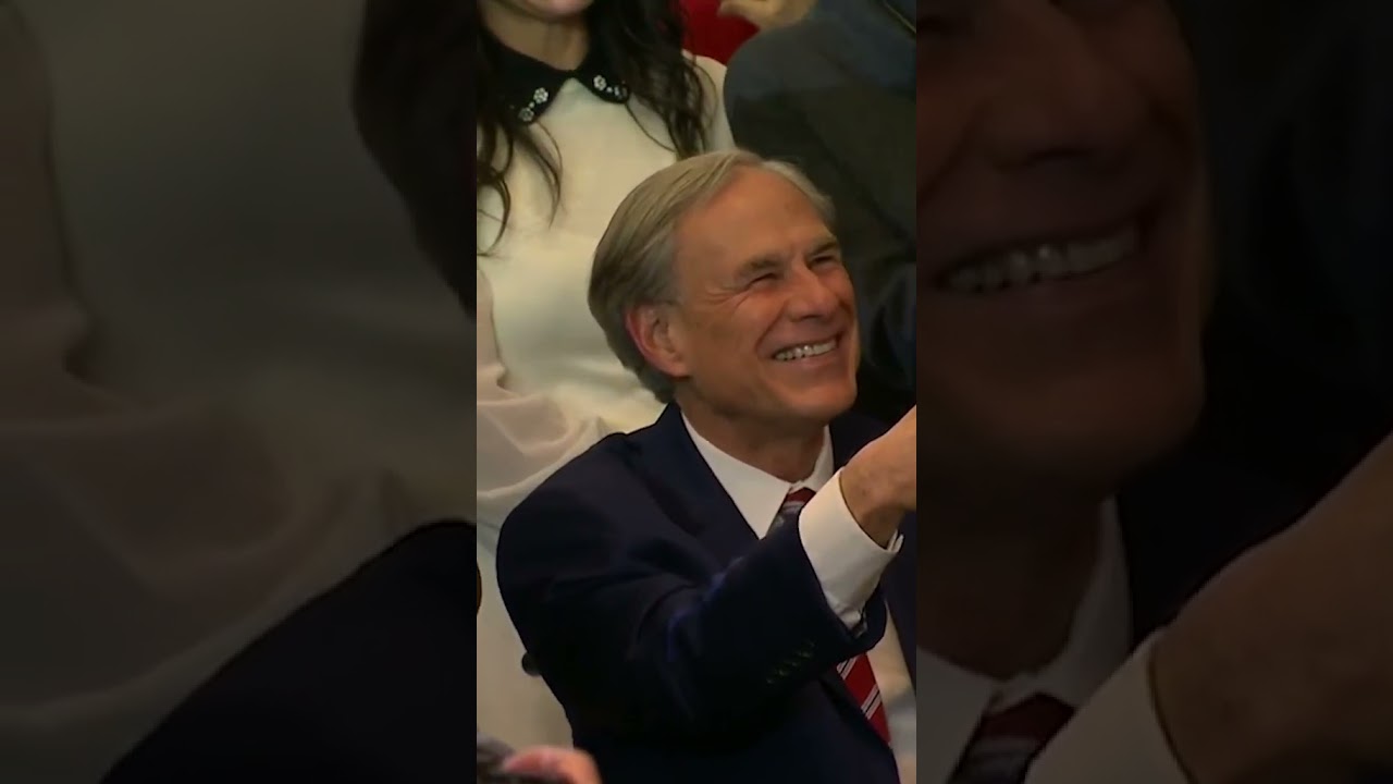 President Donald Trump surprised by Texas Governor Greg Abbott in crowd during speech | FOX 7 Austin