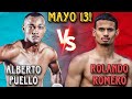 Alberto la avispa puello vs rolando rolly romero pelea official para mayo 13