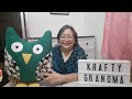 OWL Pillow Easy Tutorial