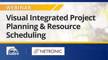 Netronic | Visual Integrated Project Planning & Resource Scheduling Webinar