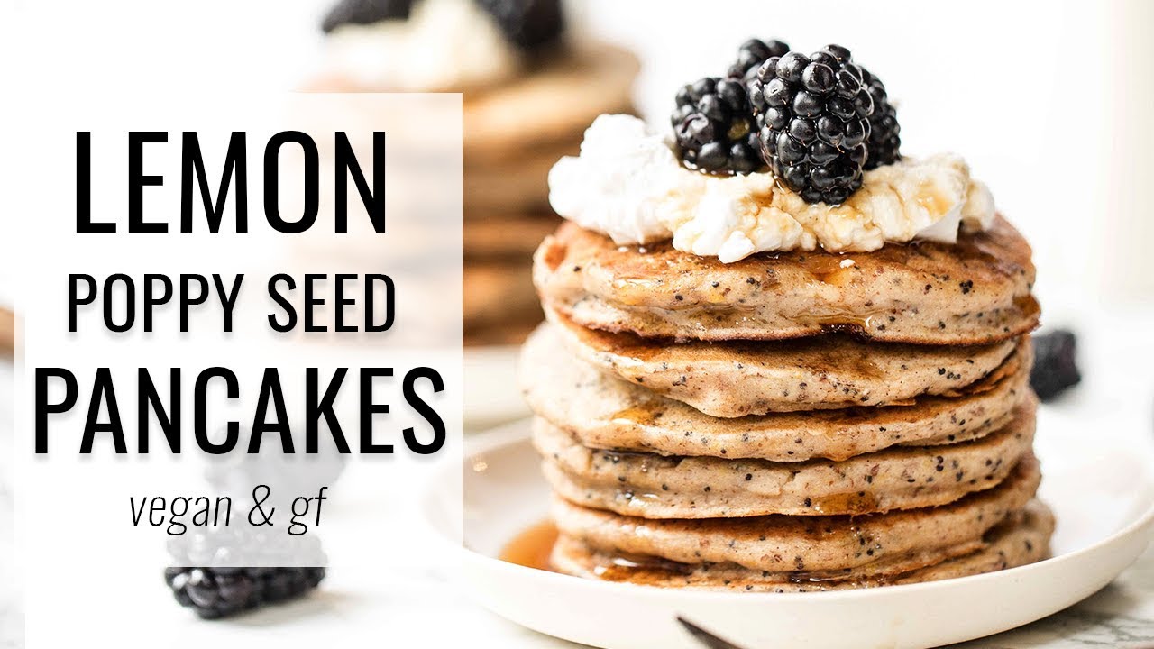 Lemon poppy seeds pancakes