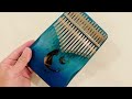 カリンバ(親指ピアノ) 猫と月 17鍵 / Kalimba