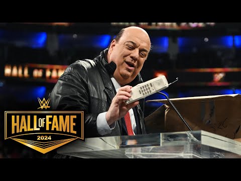 Paul Heyman pays homage to the history of ECW: WWE Hall of Fame 2024 highlights