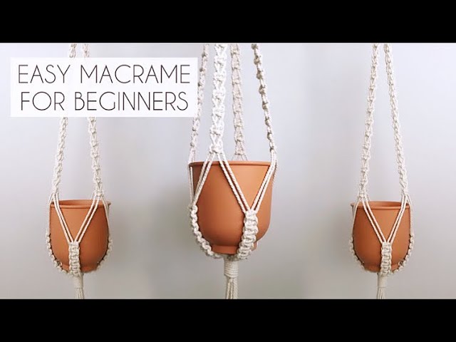 Macramé for Beginners: A Comprehensive Guide for Beginners to Understand,  Learn and Make Small and Unique Macrame Projects, Bonus inside