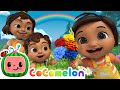 Rainbow Song! | Outside Learning Colors With Nina | CoComelon Nursery Rhymes & Kids Songs