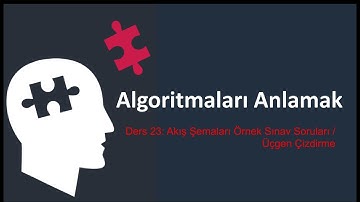 Algoritmaları Anlamak - Ders 23: Akış Şemaları Örnek Sınav Soruları / Üçgen Çizdirme