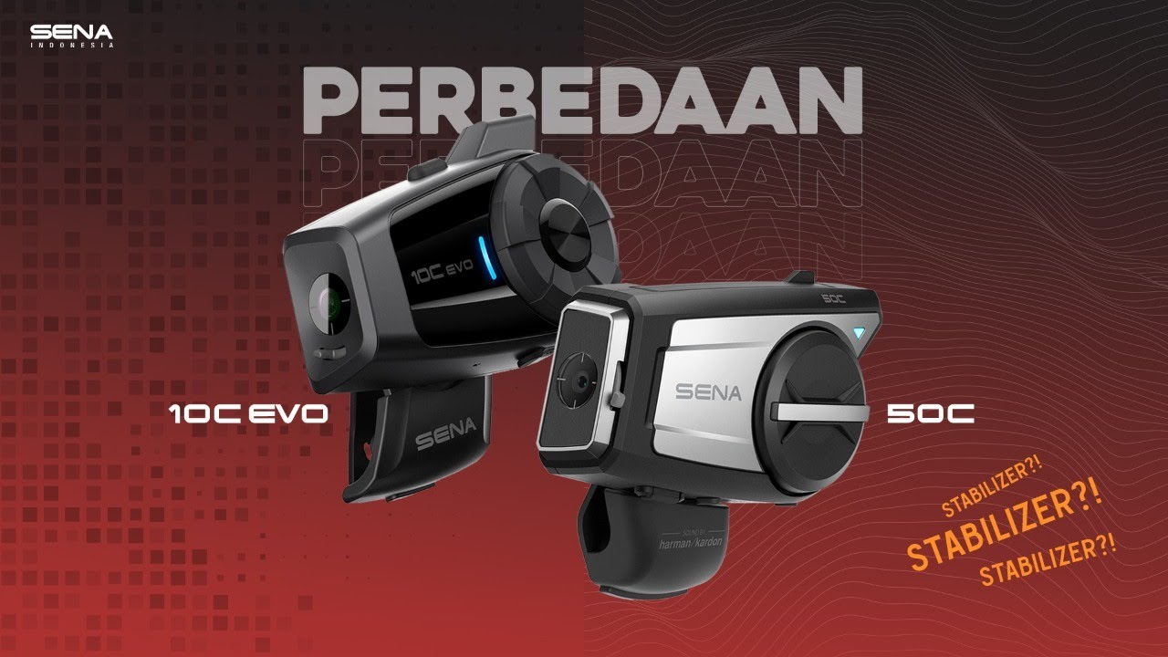 Perbedaan Sena 10C Evo & Sena 50C