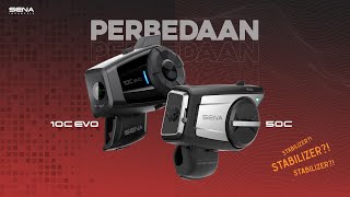 Perbedaan Sena 10C Evo \u0026 Sena 50C - YouTube