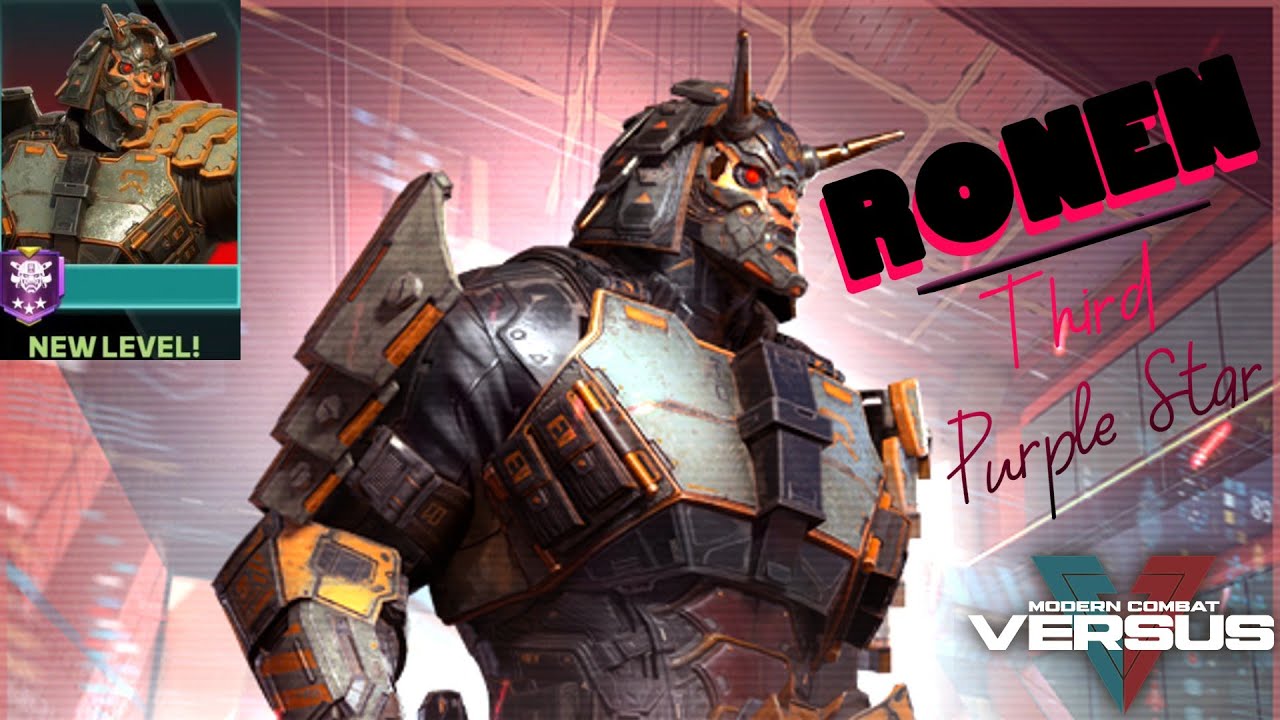 Modern Combat Versus Ronen Third Purple Star Unlocked + One Gameplay