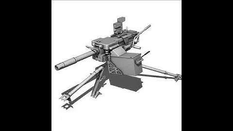 3D Model 40mm Grenade Machine Gun GMG Review