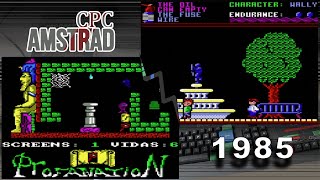 Top 50 Amstrad CPC games of 1985  in under 10 minutes