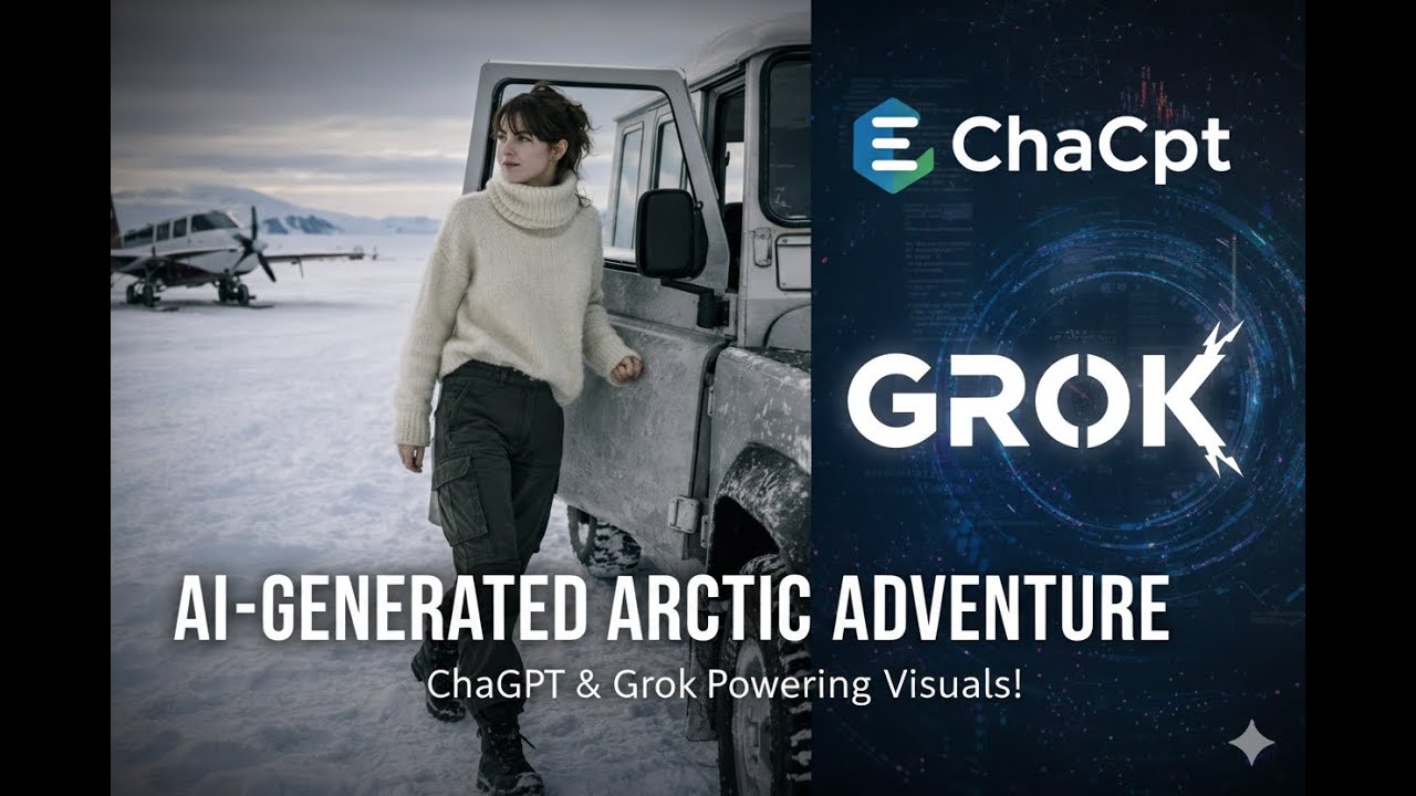 AI Arctic Adventure: ChatGPT Reference Meets Grok Video
