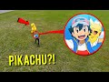 DRONE CATCHES PIKACHU AT ABANDONED FIELD!! (ASH KETCHUM THREW POKEBALL!!)