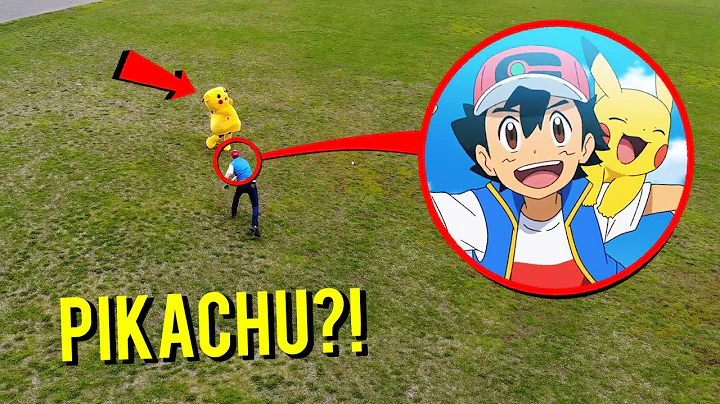 DRONE CATCHES PIKACHU AT ABANDONED FIELD!! (ASH KE...