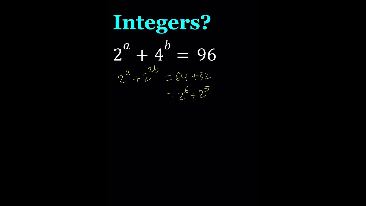 A Diophantine Equation With Integer Solutions