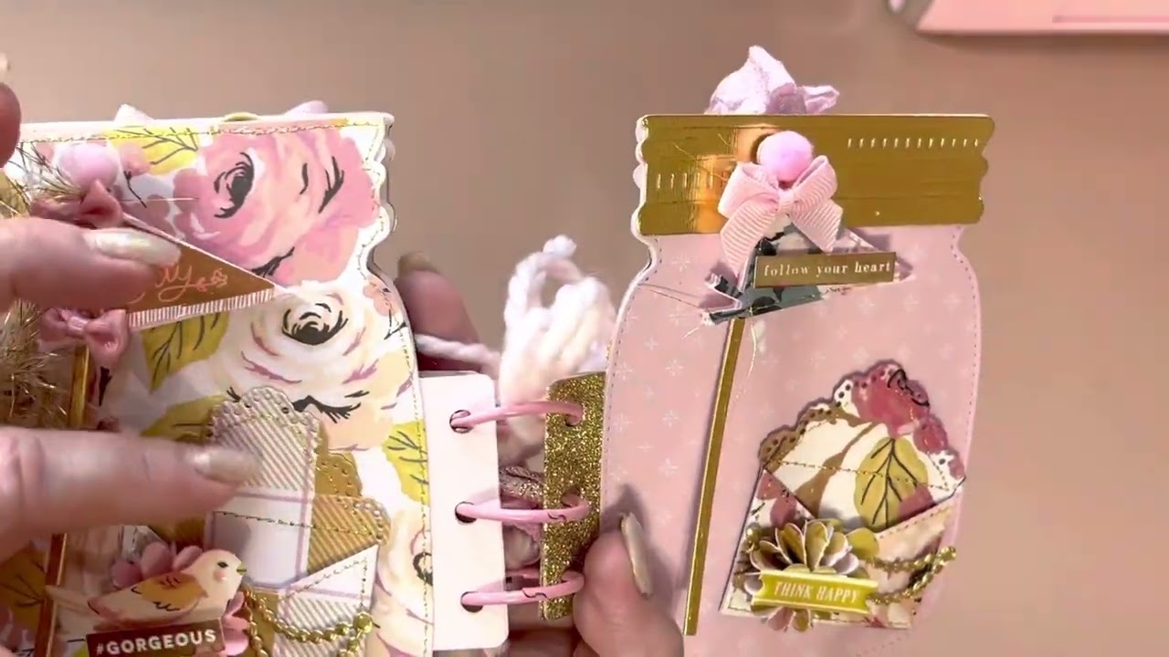 Mason Jar Mini Album die set from 