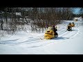 50 Mile Vintage Sled Ride From Hudson, Maine