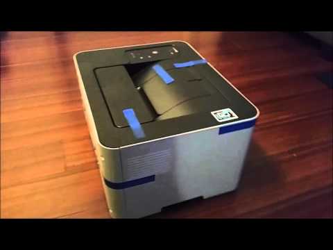 unboxing samsung printer
