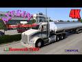 🚛 Kenworth T800 🎮 4K Gameplay | Hazard Run ⛽ Gasoline | Houston → Lufkin | ATS