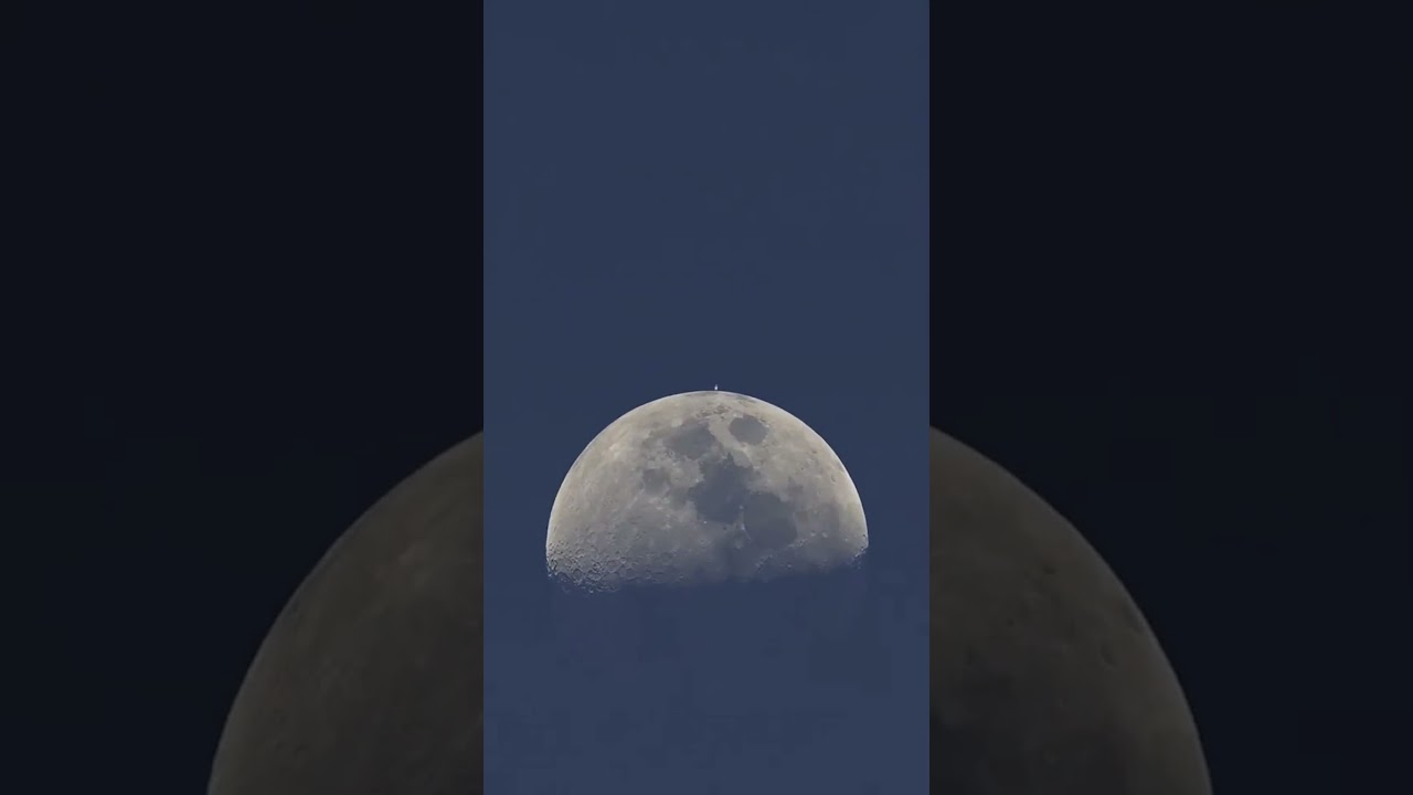 🌕 ചന്ദ്രന്റെ പിന്നിൽ നിന്ന് ശനി ഉദിക്കുന്ന മനോഹരമായ കാഴ്ച! | Saturn Rise Behind the Moon. #saturn