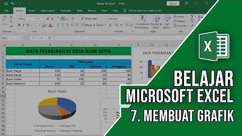 BELAJAR MICROSOFT EXCEL : 7. MEMBUAT GRAFIK