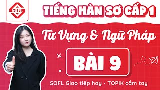 BÀI 9 TỪ VỰNG - NGỮ PHÁP TIẾNG HÀN TỔNG HỢP SƠ CẤP 1 | HỌC TIẾNG HÀN ONLINE screenshot 2