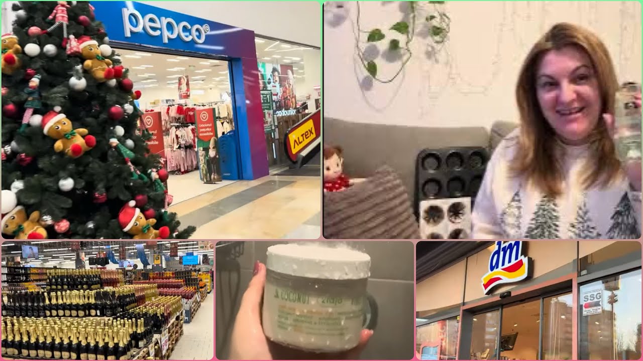 Vlog | Cumpărături pentru Revelion de la Pepco, Auchan, Lidl , DM, Kaufland