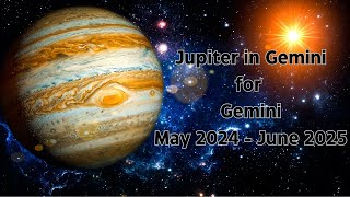 JUPITER in GEMINI for GEMINI. Once in every 12 Years You get Jupiter in Your Sign. That time is NOW!