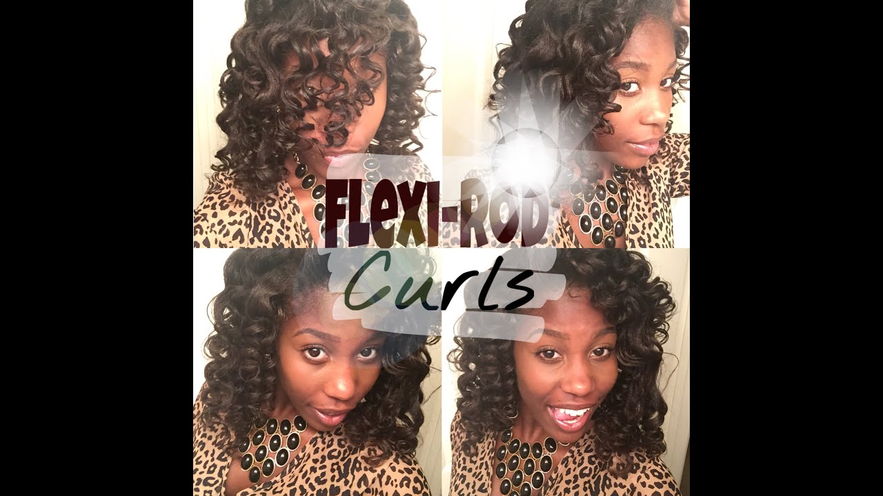 Relaxed Hair Show You How I Get AMAZING Flexi Rod Curls YouTube