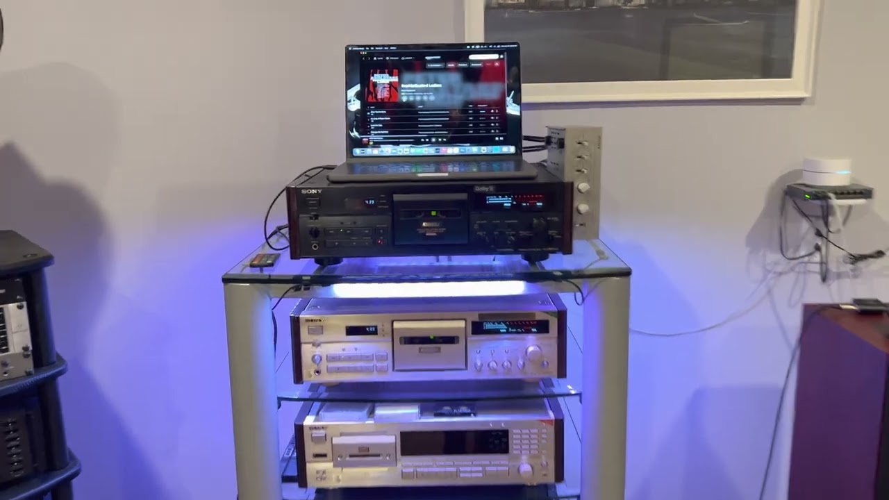 Factory spec Sony TC-K555esJ vs modded TC-K555esA - YouTube