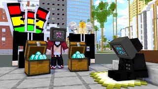 Monster School : POOR TV MAN LOVE CUTE TV GIRL STORY - Minecraft Animation