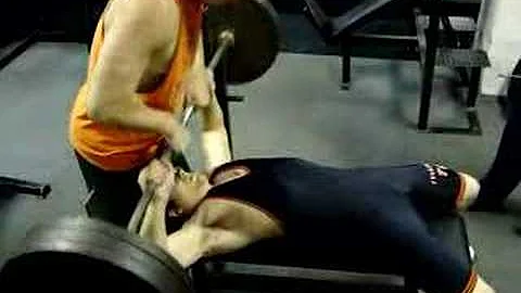 Russ Hurkman 335 lbs.on bench in WELLNESS