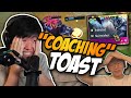 Not sure if I'm coaching Toast or he's coaching me...