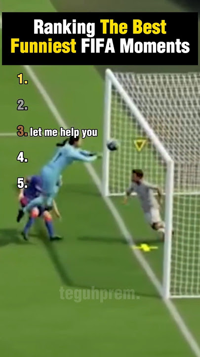 Ranking The Best Funniest FIFA Moments #fifa #eagames #football #shorts