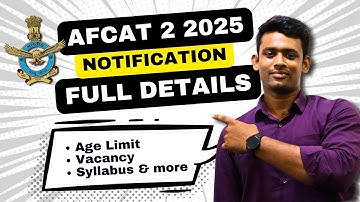AFCAT 2 2025 Notification Out | Eligibility, Age Limit, Vacancy & More