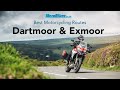 Best motorcycle routes dartmoor  exmoor england uk