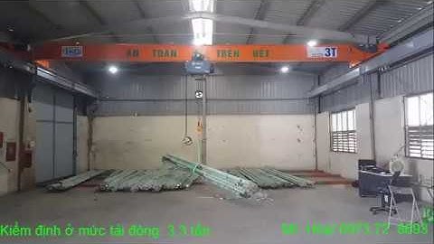 Cầu trục dầm đơn 3 tấn tại Vĩnh Tuy, Hà Nội