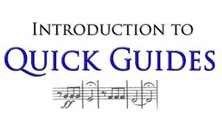Introduction To Quick Guides