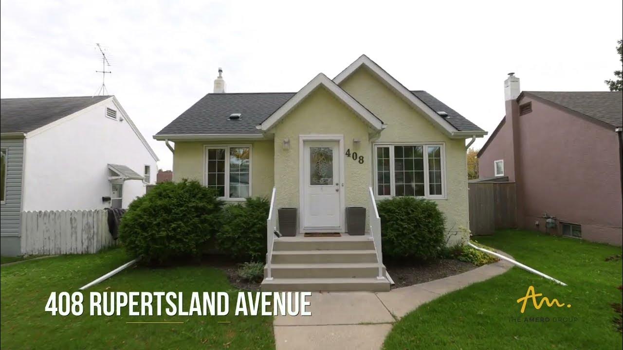 408 Rupertsland Ave, West Kildonan Bungalow! YouTube