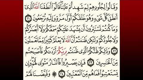 TAFSIIRKA:◇:سورة فصلت من٢١-٢٤:◇:SH:-MAXAMAD CABDI UMAL حفظه الله