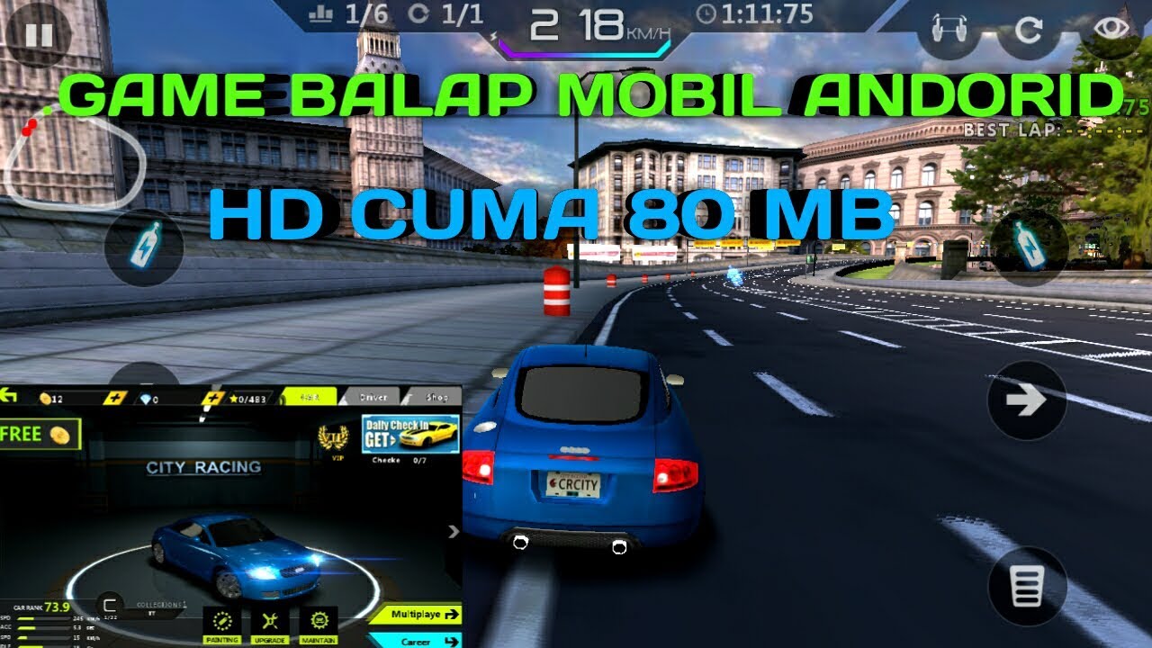  Game  Balap  Mobil  Android HD Cuma 80 MB  offline  YouTube