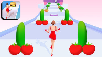 NEW GAME UPDATE in BODY RACE 🍔🧁 Gameplay Walkthrough Android, iOS All Levels 7 #Shorts