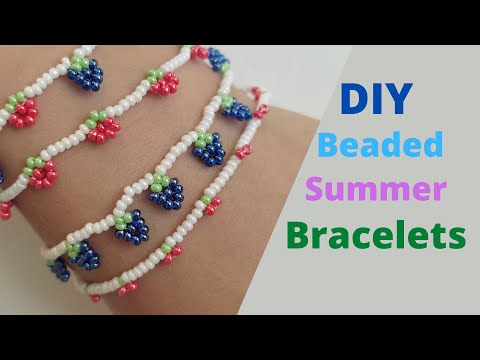 Buy Cute Summer Bead Festival Bracelets | Pink Pineapple