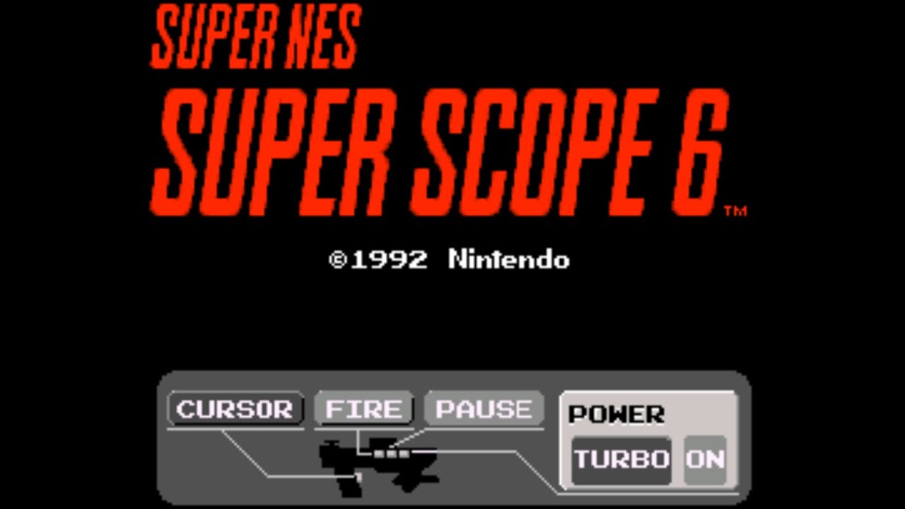 Super NES Super Scope 6 616/763 SNES NA