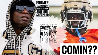 Savion Riley SHOWS OFF Photo Being In Boulder For Coach Prime “WALTER OLD TEAMMATE”🦬