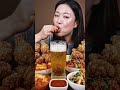Crispy Chicken Cold Beer 🍺#viralshorts  #chicken #shortvideo #china #India #alkohol #mukbangvideo