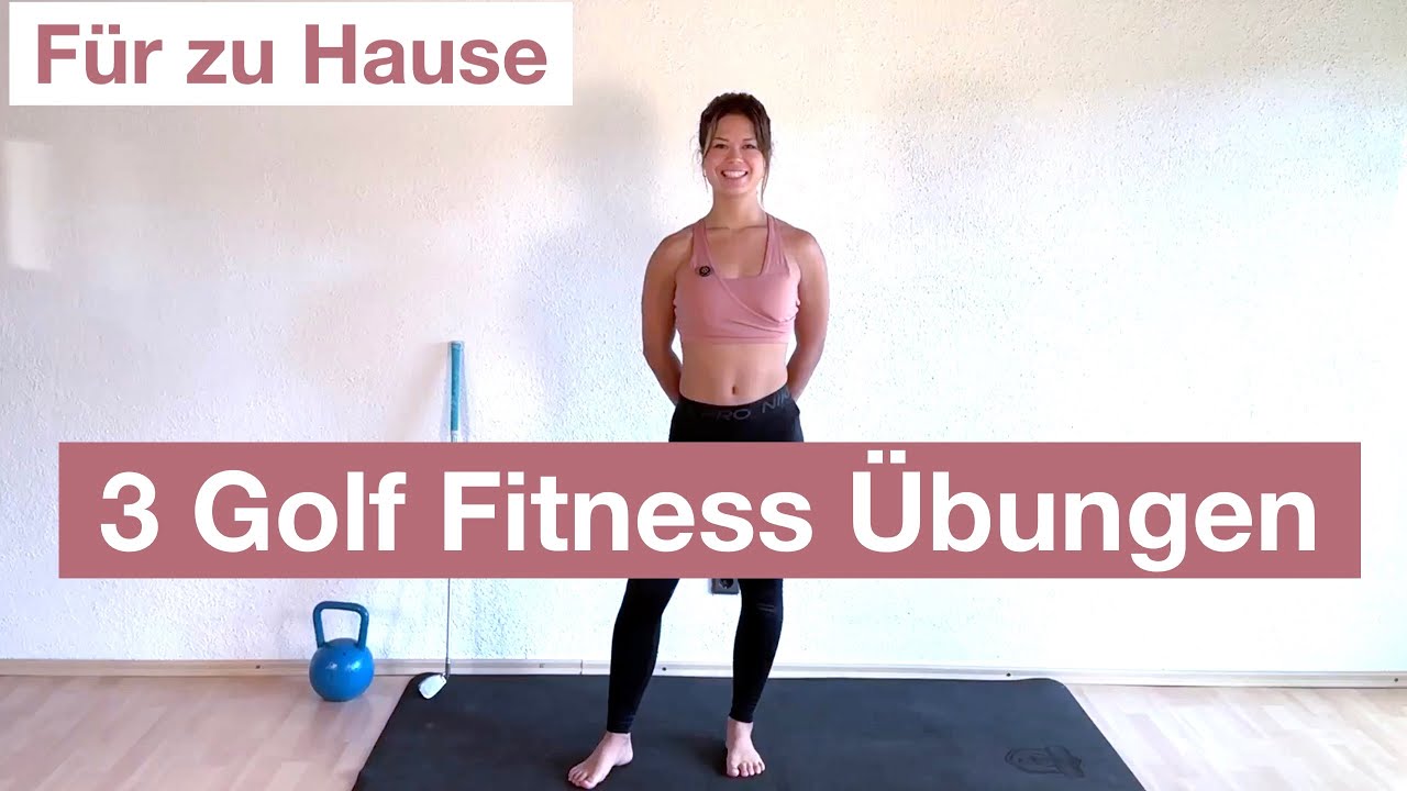 Golf Fitness Übung für bessere Trennung von Ober und Unterkörper